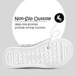 K KomForme Toddler Boys & Girls Shoes Kids Canvas Sneakers with Cartoon Dual Hook and Loops - Image 6