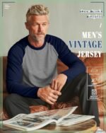 Huukeay 3 Pack Men's Long Sleeve Baseball Shirts, Crew Neck Raglan Cotton Blend Casual Vintage Jersey Sport Tee Tops - Image 4