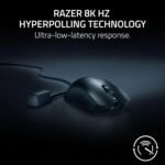 Razer Viper V3 Pro Wireless Esports Gaming Mouse: Symmetrical - 54g Lightweight - 8K Polling - 35K DPI Optical Sensor - Gen3 Optical Switches - 8 Programmable Buttons - 95 Hr Battery - Black - Image 6