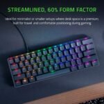 Razer Huntsman Mini 60% Gaming Keyboard: Clicky Optical Switches - Rapid Trigger Mode - Chroma RGB Lighting - PBT Keycaps - Onboard Memory - Snap Tap - Classic Black - Image 3