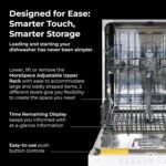 Kenmore 22-14582 24" Built-In Dishwasher - UltraWash, SmartWash, Sanitize Rinse, SmartDry, and Leak Detection - 14 Place Settings - 57 DBA - ENERGY STAR Certified - 24" - White - Image 6