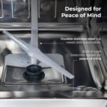 Kenmore 22-14582 24" Built-In Dishwasher - UltraWash, SmartWash, Sanitize Rinse, SmartDry, and Leak Detection - 14 Place Settings - 57 DBA - ENERGY STAR Certified - 24" - White - Image 7