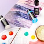 ABEIER Iridescent Acrylic Paint, Set of 18 Chameleon Colors, 2 oz/60ml Bottles, Color-shifting, Non-Toxic, High Viscosity, Blendable, Paints on Rocks Crafts Canvas Wood, Fabric, Ceramic & Stone - Image 5