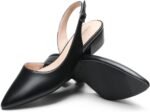 DREAM PAIRS Womens Slingback Kitten Low Block Heels Closed Pointed Toe Ankle Strap Elegant Dressy Pumps Wedding Party Dress Shoes for Women - Image 6