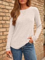 AUTOMET Womens Long Sleeve Shirts Fall Fashion Tops 2025 Blouses Dressy Sweaters Tunic Winter Clothes Casual Outfits - Image 3