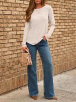 AUTOMET Womens Long Sleeve Shirts Fall Fashion Tops 2025 Blouses Dressy Sweaters Tunic Winter Clothes Casual Outfits - Image 7