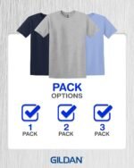 Gildan Custom T-Shirts - Personalized Unisex Crewneck Tee Shirt - Customize Your Image, Text & Photo - Men Women Adult - Image 5