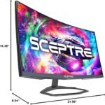 Sceptre New Curved 24.5-inch Gaming Monitor up to 240Hz 1080p R1500 1ms DisplayPort x2 HDMI x2 Blue Light Shift Build-in Speakers, Machine Black 2025 (C255B-FWT240 Series) - Image 11