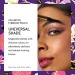 Winky Lux Uni-Brow Eyebrow Pencil, Dual-Ended with Spoolie, Waterproof Brow Definer with Ultra-Fine Tip, Universal Shade for Natural Looking Brows (Brown, Blonde, Taupe) - Image 3