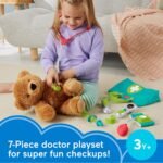 Fisher-Price Preschool Pretend Play Medical Kit 7-Piece Doctor Bag Dress Up Toys for Kids Ages 3+ Years - Image 3