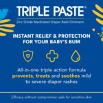 Triple Paste Diaper Rash Cream for Baby - 3 oz Tube - Zinc Oxide Ointment Treats, Soothes and Prevents Diaper Rash - Pediatrician-Recommended Hypoallergenic Formula with Soothing Botanicals - Image 3