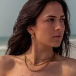 Chunky Gold Stud Earrings for Women 14k Gold Plated Hypoallergenic Earrings Statement Trendy Fashion Gold Jewelry Gifts - Image 3