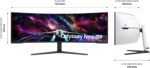 SAMSUNG 57" Odyssey Neo G9 (G95NC) Series Dual 4K UHD 1000R Curved Gaming Monitor, 240Hz, 1ms with DisplayPort 2.1, Quantum Mini-LED, DisplayHDR 1000, AMD FreeSync Premium Pro, LS57CG952NNXZA - Image 6