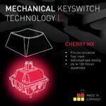 CHERRY MX Board 3.0 S Wired Mechanical Keyboard Aluminum Housing MX Red Silent Switches for Gaming and Office - Image 4