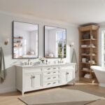 KOCUUY Bathroom Mirror Black, 48x36 inch Rectangle Wall Mirror with Metal Frame, Black Vanity Mirror Modern Home Decor for Bathroom, Living Room, Farmhouse, Entryway, Hang Horizontal/Vertical - Image 11