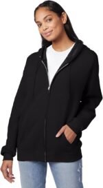 Hanes mens Zip-up Hoodie, Ecosmart Fleece Full-zip Hoodie for Men, Hooded Sweatshirt - Image 4