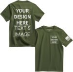 Custom Shirts for Men, Custom Shirt Unisex Fit Mens & Womens, Customized Tshirt Design Your Own Black - Image 4