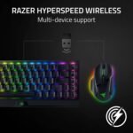 Razer Basilisk V3 Pro Wireless Gaming Mouse: HyperScroll Tilt Wheel - 30K DPI Optical Sensor - Gen-3 Optical Switches - 13-Zone Chroma RGB - 13 Programmable Controls - 3 Connection Modes - Black - Image 7