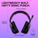 HyperX Cloud Stinger 2 – Gaming Headset, DTS Headphone:X Spatial Audio, Lightweight Over-Ear Headset with mic, Swivel-to-Mute Function, 50mm Drivers, PC Compatible, Black - Image 10