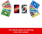Mattel Games UNO Card Game in Travel & Storage Tin for Kid, Adult & Family Nights & Parties, Color Blind Accessible & Customizable Deck (Amazon Exclusive) - Image 4
