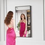 Koonmi Bathroom Mirror 24x48 Black Bathroom Wall-Mounted Mirrors, Modern Vanity Mirror for Bedroom, Living Room, Aluminum Alloy Frame Allow to Hang Horizontally or Vertically - Image 7