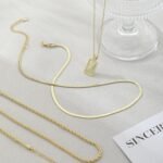 Layered Gold Silver Necklaces for Women, Stackable Stack 14K Real Gold Plated Silver Chain Necklace Diamond Circle CZ Layering Pendant Necklaces Trendy Gold Jewelry Set Gifts - Image 6