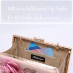 Milisente Evening Bag for Women, Flower Wedding Evening Clutch Purse Bride Floral Clutch Bag - Image 7