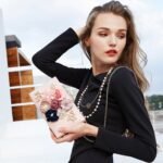 Milisente Evening Bag for Women, Flower Wedding Evening Clutch Purse Bride Floral Clutch Bag - Image 10