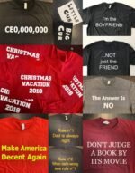 Custom T Shirts Ultra Soft Add Your Text for Men & Women Unisex Cotton T Shirt - Image 5