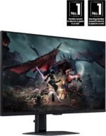 SAMSUNG 32-Inch Odyssey G50D Series QHD Fast IPS G-Sync Compatible Gaming Monitor, 1ms, VESA DisplayHDR 400, 180Hz, AMD FreeSync, Adjustable Stand, Eye Saver Mode, LS32DG502ENXZA, 2024 - Image 3
