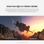 SAMSUNG 32-Inch Odyssey G50D Series QHD Fast IPS G-Sync Compatible Gaming Monitor, 1ms, VESA DisplayHDR 400, 180Hz, AMD FreeSync, Adjustable Stand, Eye Saver Mode, LS32DG502ENXZA, 2024 - Image 6