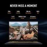 ASUS TUF Gaming F16 (2025) Gaming Laptop, 16” FHD+ 165Hz 16:10 Display, Intel® Core™ i5 Processor 13450HX, NVIDIA® GeForce RTX™ 5050, 16GB DDR5, 512GB PCIe Gen4 SSD, Wi-Fi 6E, Win 11 Home - Image 7
