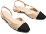 DREAM PAIRS Slingback Ballet Flats for Women Square Cap Toe Low Heel Dress Shoes Comfortable Work Flats for Office Party Wedding Business Casual - Image 6