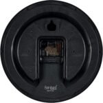 Bernhard Products Black Wall Clock Silent Non Ticking 10 Inch Quality Quartz Battery Operated Round Easy to Read Home/Office/Kitchen/Classroom/School Clock Sweep Movement - Image 5