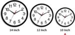Wall Clock Modern 10 Inch Black Battery Operated Silent Non Ticking Analog for Living Room Office Home Bedroom Kitchen Bathroom - Image 4