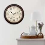 Wall Clock Battery Operated Vintage Silent Non-Ticking Analog Wall Clocks 8.5 Inch Small Retro Clock Decorative for Kitchen Bathroom Bedroom Home Office (Bronze) - Image 9