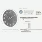 Wall Clock Green, Silent Wall Clocks Battery Operated 8 Inch-Modern Non Ticking Analog Clock Decorative for Kitchen Office Bathroom Bedroom(Gold) - Image 7