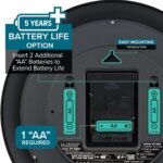 La Crosse Technology WT-3129B 12 Inch Atomic Analog Wall Clock, Pack of 1, Black - Image 5