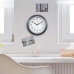 La Crosse Technology WT-3129B 12 Inch Atomic Analog Wall Clock, Pack of 1, Black - Image 9