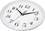 Bernhard Products White Wall Clock Silent Non Ticking 10 Inch Quality Quartz Battery Operated Round Easy to Read Home/Kitchen/Office/Classroom/School Clocks - Image 4