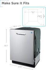 BLACK+DECKER 24" Designer Series Built-In Dishwasher, 14-Place Setting Capacity with Stainless Steel Tub, 6 Wash Programs and Smart Wash System, Low Noise, ENERGY STAR Certified, BDW400MS - Image 9