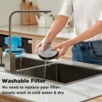 Eureka NEU10AE5 Powerful Bagless Upright Vacuum Cleaner Carpet and Floor, AirSpeed Ultra-Lightweight Vacuum Cleaner, w/ Replacement Filter, Blue - Image 7