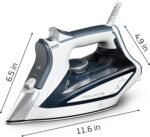 Rowenta Iron Steamer for Clothes, Focus Stainless Steel Soleplate, 400 Microsteam Holes, Powerful Steam Iron, Lightweight, Leakproof, 1725 Watts - Image 9