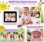 Kids Instant Print Camera, Christmas & Birthday Gift for Girls & Boys, Digital Camera with 32GB Card, 1080P Video, Portable Purple Toy for Ages 3-10 - Image 4