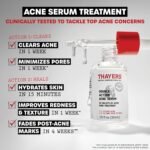 Thayers Double Action Acne Serum with Salicylic Acid, Acne Treatment Face Serum with 2% Salicylic Acid and Niacinamide, Soothing and Non-Stripping Skin Care, 1 Fl Oz - Image 3