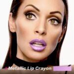 FOCALLURE Ultra Chic Metallic Lipstick,Rich Vitamin E Lip Crayon,Lightweight Shinning Color without Drying or Fading,Long Lasting Lips Makeup,#20 Lavender - Image 3
