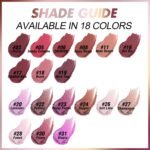 FOCALLURE Ultra Chic Metallic Lipstick,Rich Vitamin E Lip Crayon,Lightweight Shinning Color without Drying or Fading,Long Lasting Lips Makeup,#20 Lavender - Image 6