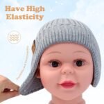 POXIMI Baby Boy Winter Hat Toddler Warm Beanie Girl Knit Hats with Earflap Kid Cute Earmuffs - Image 3