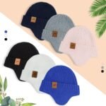 POXIMI Baby Boy Winter Hat Toddler Warm Beanie Girl Knit Hats with Earflap Kid Cute Earmuffs - Image 7