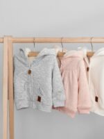 Simple Joys by Carter's Baby Hooded Sweater Jacket with Sherpa Lining - Image 4